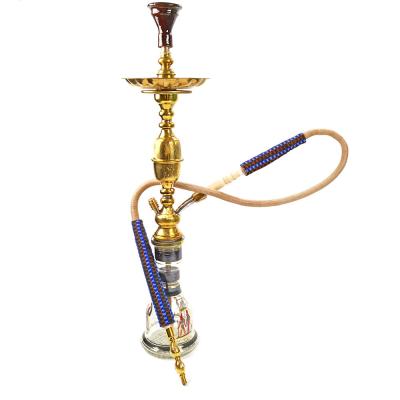 China Handmade Shisha Bottle Hot Sale Egyptian Gold Khalil Mamoon Hookah for sale