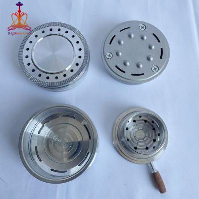 China Stainless Steel Hookah Accessories Factory Customized Aluminum Heat Management Logo German NaGrani Shisha HMD for sale