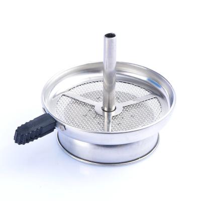 China Durable Fast Delivery And Wholesale Shisha Accessories Stainless Steel Hookah Tray for sale