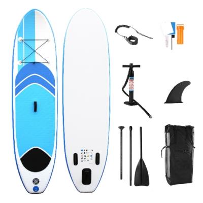 China Unisex On Stock 10 Feet Water SUP Inflatable Paddle Board , Inflatable Stand Up Surfboard Paddle Boards for sale