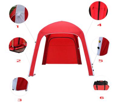 China Customized Logo Customized Fabric 3f Newest Cheap Price Inflatable UL X Dome Tent Factory In China for sale