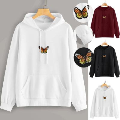 China high quality Anti-wrinkle drop clothing for women custom printing plus size cotton women's breathable hoodies for sale