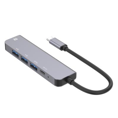 China USB Hub +Data Transfer+Charge USB-C Fast Charging To-HDMI-Compatible Aluminum USB3.0 PD3.0 Docking Station 5Gbps High Speed ​​Best for Phone Tablet Samsung MacBook Apple for sale