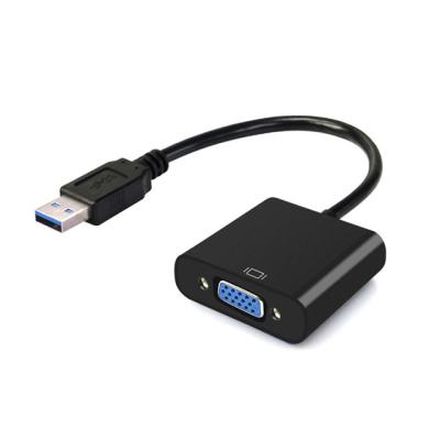 China No Need USB To VGA Adapter Premium External Graphics Card Converter Portable USB 3.0 To PC HDTV VGA Female Converter for sale