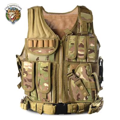 China Ballastic Bullet Proof Tactical Military Vest Bullet Combat Adventure Vest Military Security Vest for sale