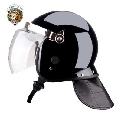 China Policeman Police Anti Riot Helmet Police Equipment Anti Riot Helmet With PC Sun Visor And Neck Protector for sale