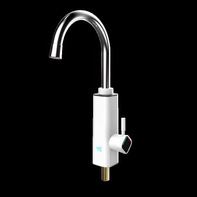 China 3300W 220V Electric Instant Hot Water Heater Faucet Tap With Digital Display For Bathroom Basin Kitchen Sink for sale