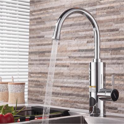 China Faucets ODM/OEM Electric Faucet Led Instantaneous Faucet torneira Hot Water Digital Temperature Display Electric Kitchen Faucet for sale