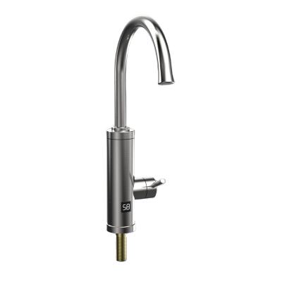 China Electric Faucets 304 Stainless Steelinstant Kitchen Faucet Heating Mixer Tap Water Heater Faucet for sale