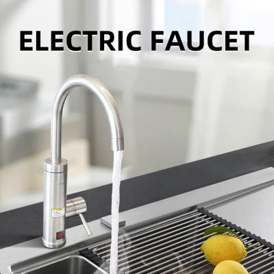 China Electric Instant Electric Heating Mixer Taps Kitchen Sink Faucet Heater Mixer Tap Basin Faucets for sale