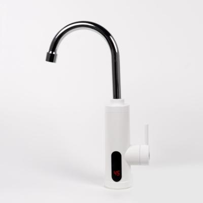 China Electric Faucets LED Display Heating Instant Hot and Cold Water Mixer Tap Kitchen Faucet Electric Faucets for sale