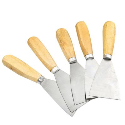 China Construction Tools Tools High Quality Plastic Paint Putty Knife With Handle Stainless Steel Scraper Rubber Putty Knife for sale