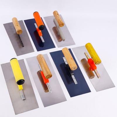 China SQUARE Handle Stainless Steel Plastering Trowel High Quality Wood Metal Handle Trowel Wood Plastering Trowel for sale