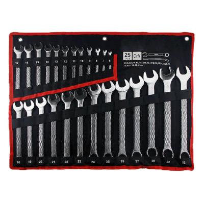 China Hardness and Long Service Life Multi Function Wrench Tool Kit 31pcs Hot Selling Universal Combination Wrench Set for sale