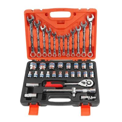 China 37 Pcs DIY Tool Portable Socket Wrench Set For 1/2 Socket Wrench Auto Repair Kit for sale