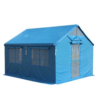 China UV Resistant Steel Frame Outdoor Green Army Canvas Camping Military Outdoor Tents for sale