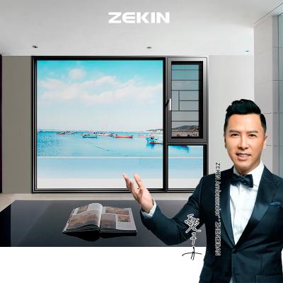 China ZEKIN Screen Magnetic Hot Selling Sound and Heat Insulation Window Aluminum Villa Window Home Casement Casement for sale