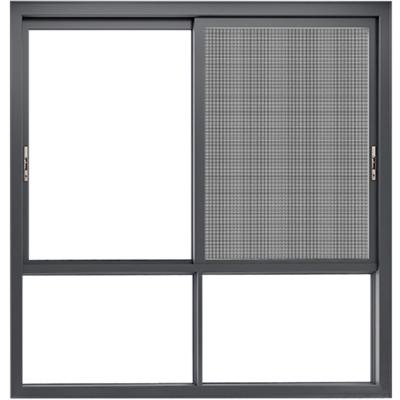 China Sliding ZEKIN Factory Price High Security Sliding Glass Windows Scratch Resistance Anti-Theft Windows for sale