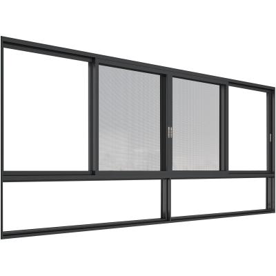 China Sliding ZEKIN Hot Selling Sliding Sliding Windows Sliding Windows Scratch Resistance Glass Windows Silent Noise Reduction for sale