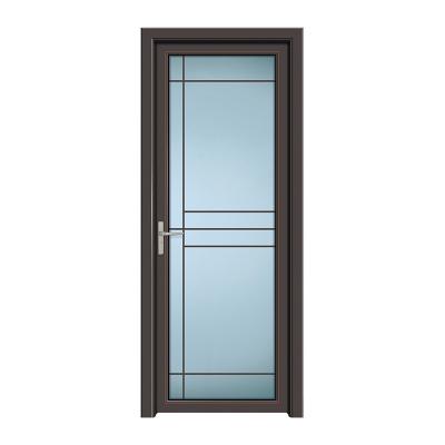 China ZEKIN CZ6535 Modern Professional Made Aluminum Swing Door Aluminum Frame Bathroom Glass Swing Door for sale