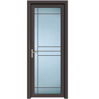 China ZEKIN JM95 Modern Professional Made Aluminum Swing Door Aluminum Frame Bathroom Glass Swing Door for sale