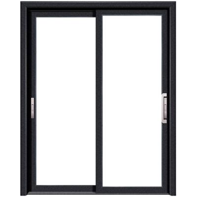 China ZEKIN Safety Tempered Glass Waterproof Professional Made Door Simple Design Aluminum Clear Glass Sliding Door for sale