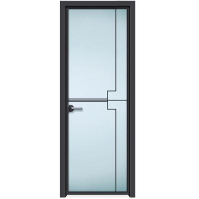 China ZEKIN Pressure Resistance Bathroom Swing Door Modern Hot Selling Heat Insulating Glass Swing Door Good for sale