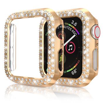 China Wholesale PC Diamond Bling Protective Cover Series 1 Watch Case Apple Watch Series New Arrival Fanshion Watch Case Cover 2 3 4 5 6 for sale