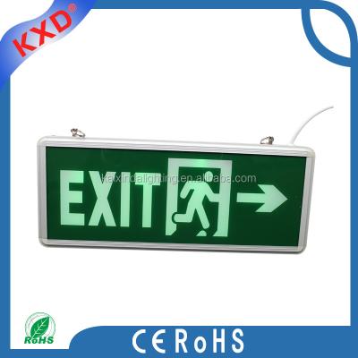 China LED Exit Aluminum Housing Explosion Proof Sign, LED Exit Emergency Light Battery Pack for sale