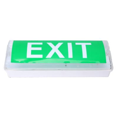 China High Quality IP65 4w Camping Fire Waterproof Emergency Led Running Man Exit Sign Warning Light With CE ROHS for sale