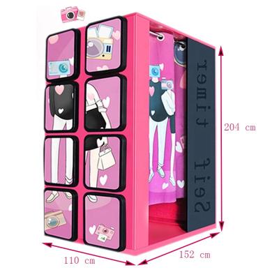 China Self-service Photo With New Next Small Printer 2021 Best Photo Booth Cover Recommended Photos Room Enclosed Selfie Machne Photo Booth for sale