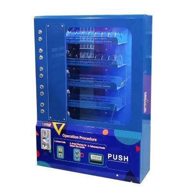 China Coin Operated Mini Lashes-Vending-Machine /Vending Machine Cosmetics Thin Hair/Small Cosmetic Vending Machine 650*185*900mm for sale