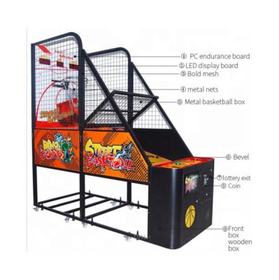 China Street High Quality Luxury Indoor Adult Basketball Hoops Shooting Arcade Game Machine PDL for sale