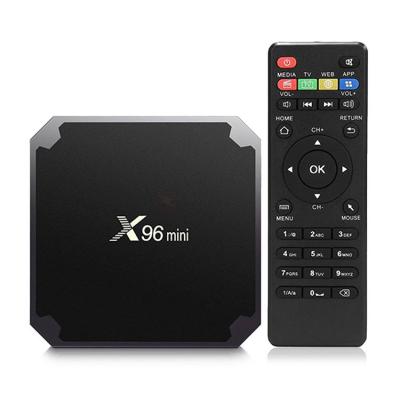 China Smart Manufacture X96mini Box Full HD 1080p Dual Wifi Neflix 4K 8K 2GB 8gb 16GB X96 Mini 4GB 32GB 11 KOD Android TV 17.6/18.2 for sale