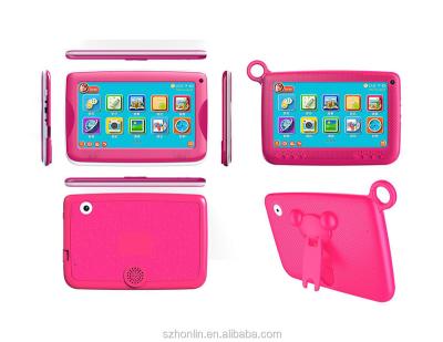 China Wholesale Brand New AM7C07 512MB 8GB 7inch Kids Tablet PC Kids Pad AllwinnerA33 Quad-Core With iwawa Kids OS Dual Camera 7