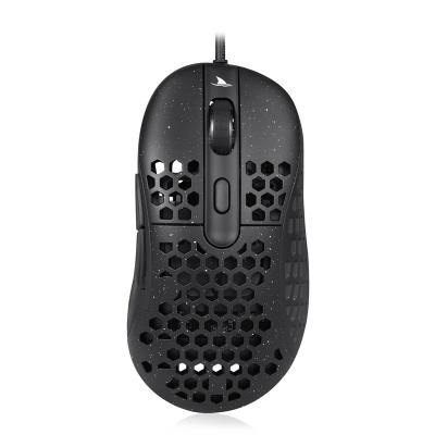 China N1 63g Game Gaming Mouse Pixart PMW3389 16000DPI Optical Sensor Ultralight Honeycomb Shell for sale