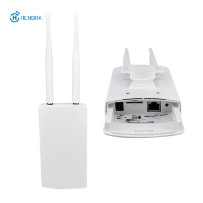 China Customized Waterproof POE Router 4G LTE cAT4 Outdoor CPE 150MB Outdoor Router with Sim Card for sale