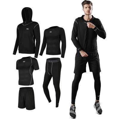 China Wholesale Custom Antibacterial Workout Crewneck Sweat Suit Casual Gym Fitness Mens Sweatsuit Sports Suit Mens Sets Streetwear Tracksuit Men for sale