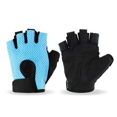 China Hot Selling Unisex Fitness Bodybuilding Gym Weightlifting Fingerless Training Gloves For Women for sale