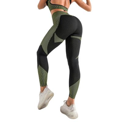 China Breathable female fitness ropa elastic workout apparel workout wear cheap sweatproof active pants for women for sale