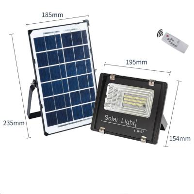 China LANDSCAPE 100W LED Outdoor Garden Solar Powered Flood Lights With Remote Control for sale