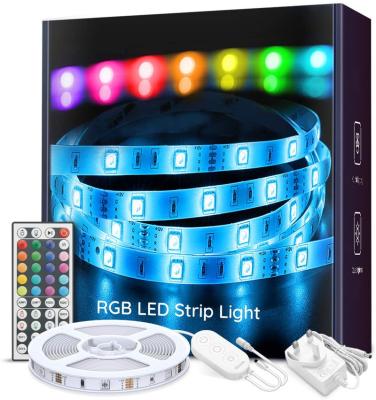 China Hotel LED Lights 5m RGB Color Changing Led String Strip Light with Remote and Control Box for Indoor Bedroom Living Room Decor String for sale