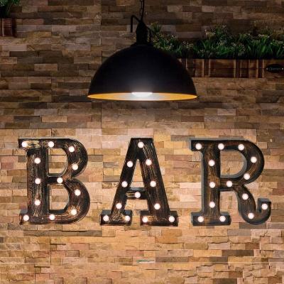 China Other Hot Sale LED Lettering Multifunctional Custom Glass Word Marquee Letters Logo for Bar Home Party and Bedroom Weeding Night Lights for sale