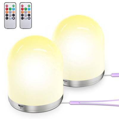 China GIFT USB Rechargeable Cafe Bar Bedroom Atmosphere Lamp Night Light Rechargeable Remote Control for sale