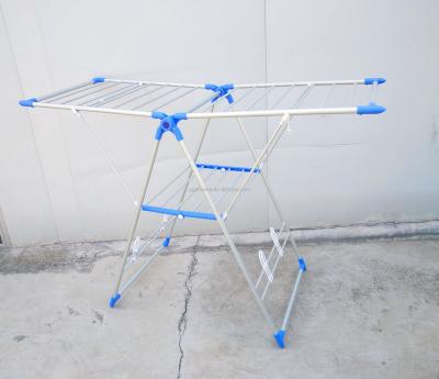 China Factory BS-6018 Durable Wholesale Foldable Foldable Steel Clothes Laundry Dry Rack Baby Drying Rack for sale