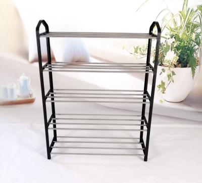 China XJN-5004-B Convertible 5 Layers Factory Wholesale Metal Stainless Steel Shoe Rack Rack for sale