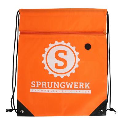 China Waterproof High Quality 420D Polyester Drawstring Bag Backpack String Bags for sale