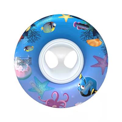 China Child Inflatable Baby Swimming Ring Baby Swim Ring with Seat Summer Baby Seat Ring for sale