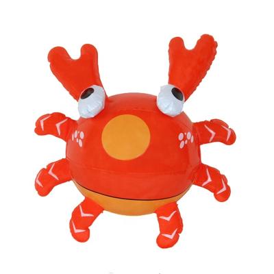 China Eco-friendly Inflatable Decoration Inflatable Ocean Party Theme Crab PVC Toy Cartoon Animal Crab for sale