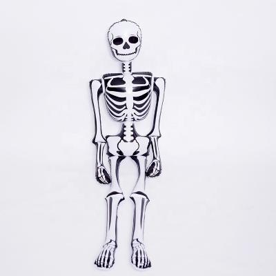 China Toy Halloween Decorations Cheap Inflatable Skeleton Toys Non Phthalate Inflatable White Color For Halloween Human Sized Skeleton for sale